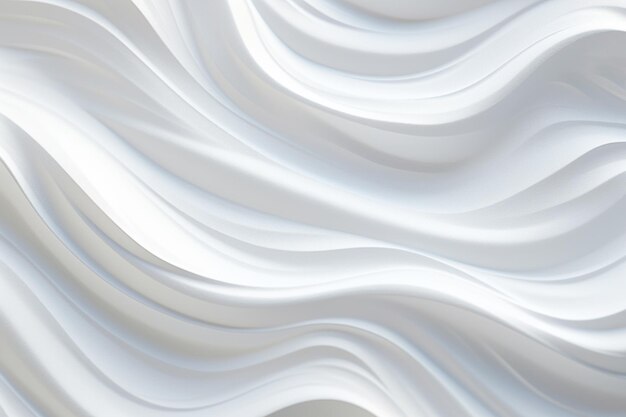Foto realistica di una bella texture bianca ondulata