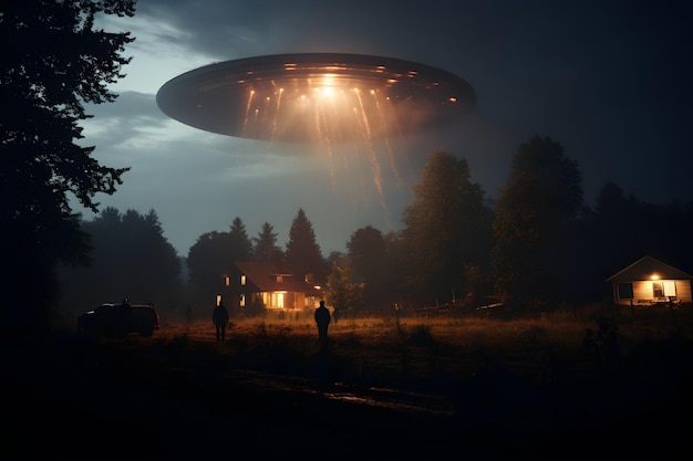 fotografia concettuale cinematografica di UFO