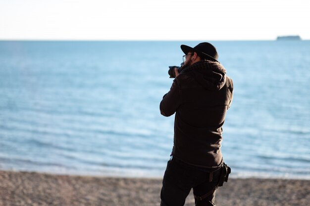 Fotografo nel mare