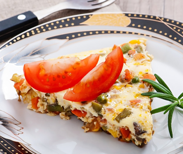 Frittata con verdure