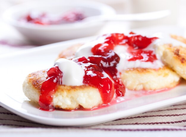 Frittelle con marmellata