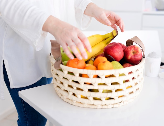 Frutta nel carrello