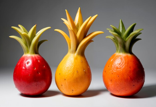 Frutta surreale in studio