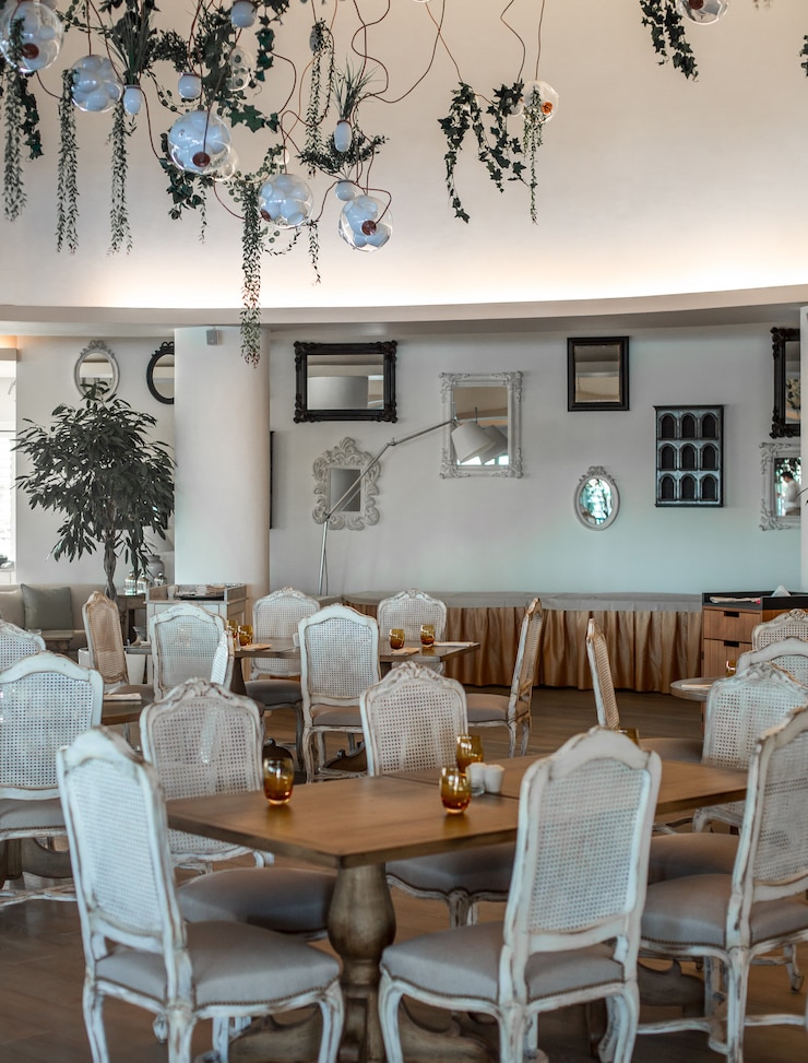 Foto gratuito fucilazione della foto di interior design della sala per matrimoni