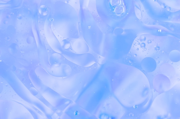 Full frame di bolle blu sullo sfondo
