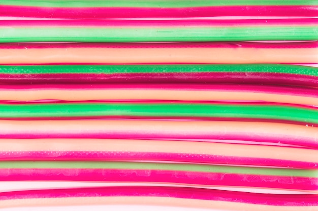 Full frame shot di caramelle colorate di liquirizia