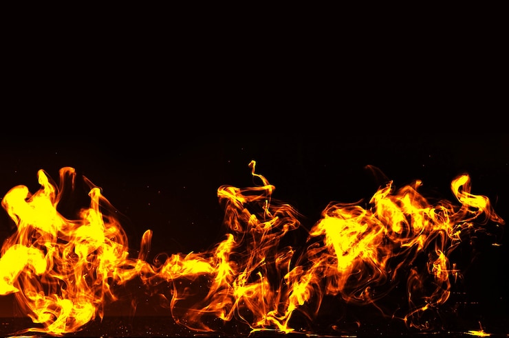 Foto gratuito fuoco che brucia