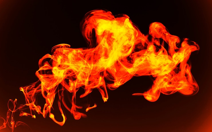 Foto gratuito fuoco che brucia