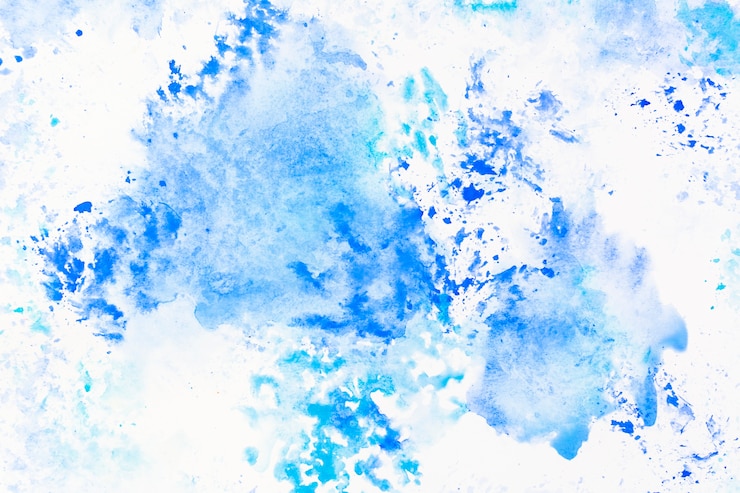Foto gratuito fuoriuscite di acquerello blu