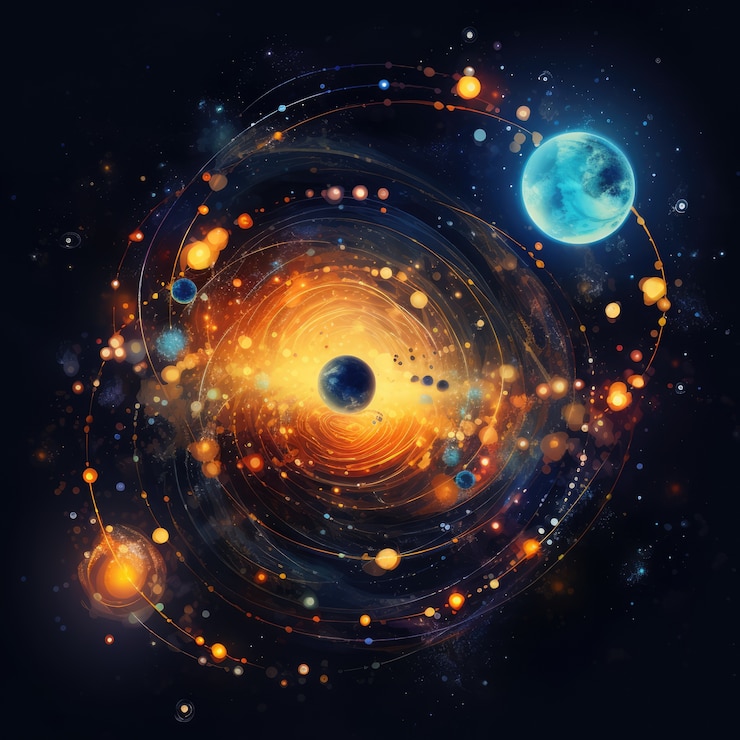 Foto gratuito galassia dell'arte digitale