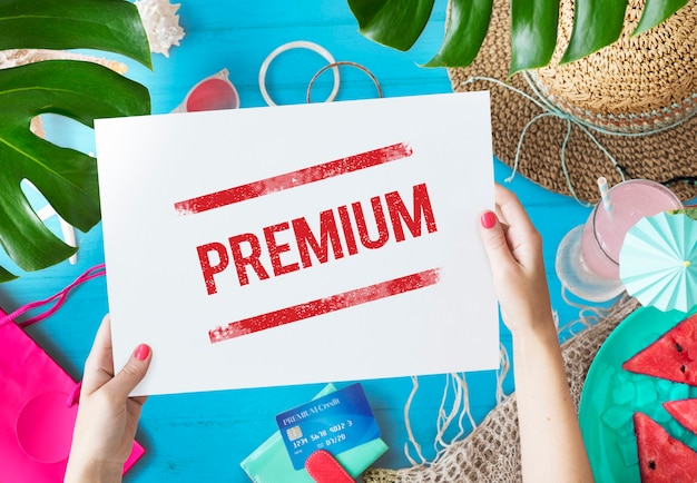 Garanzia di valore di qualità premium Worth Standard Concept