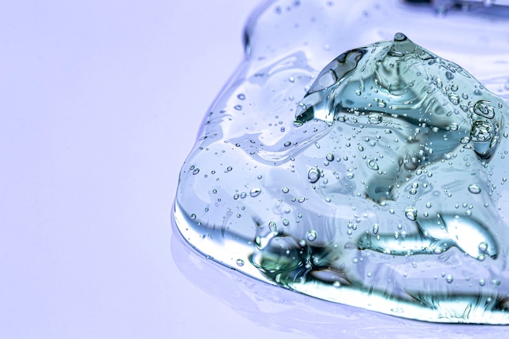 Foto gratuito gel disinfettante per mani astratto