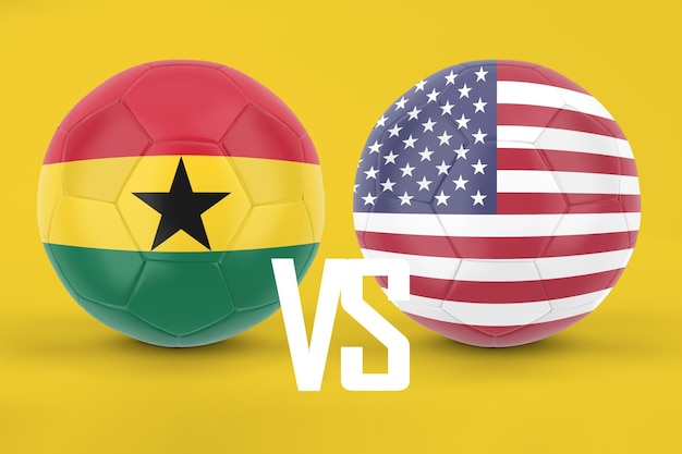 Ghana VS Stati Uniti Calcio