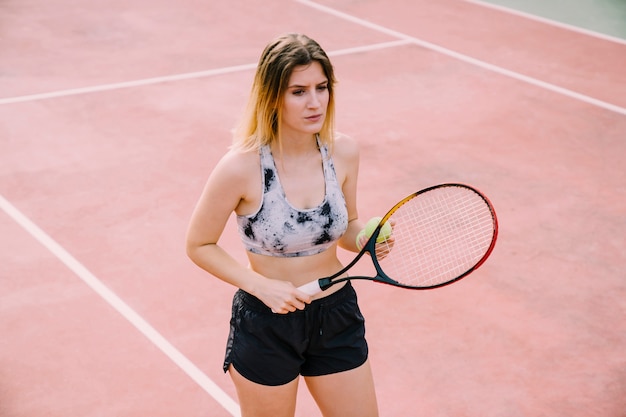 Giocatore di tennis femminile