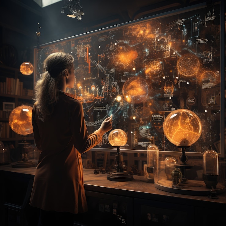 Foto gratuito giornata internazionale dell'istruzione in stile futuristico