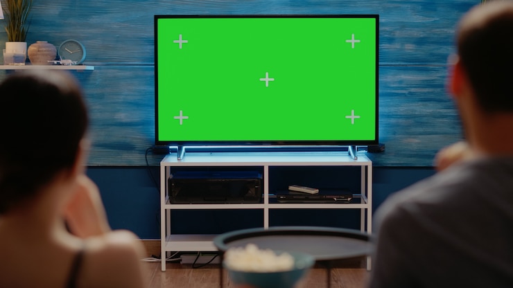 Foto gratuito giovani adulti che guardano lo schermo verde della tecnologia moderna
