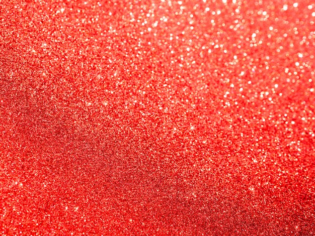 Glitter oro e rosso da vicino