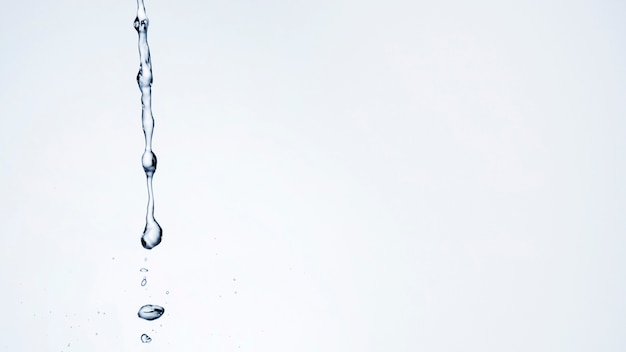 Gocce d'acqua con spazio di copia