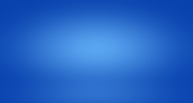 Gradiente di lusso astratto Sfondo blu. Liscio blu scuro con vignetta nera Studio Banner.