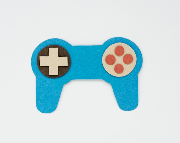 Grafica icona di gioco controller hipster