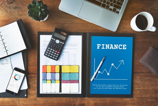 Grafico di investimento in economia di borsa