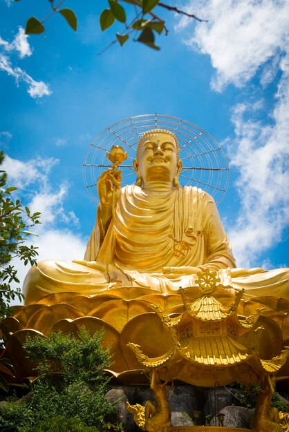 Grande Buddha d&#39;oro