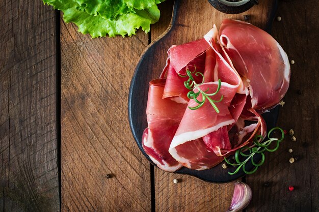 Grissini con prosciutto