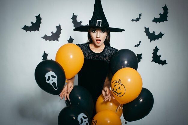 Halloween vestito donna con palloncini