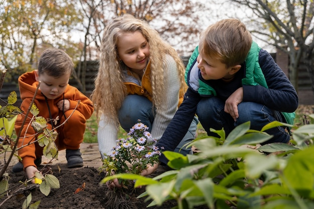 I bambini imparano a conoscere l'ambiente