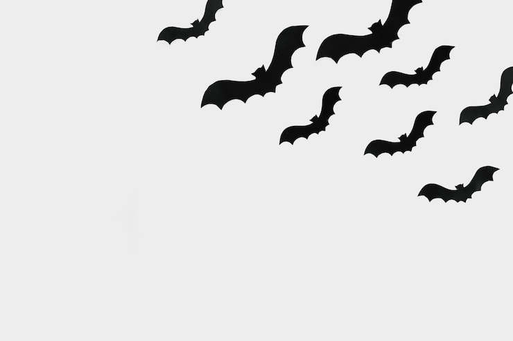 Foto gratuito i pipistrelli volanti hanno tagliato la carta