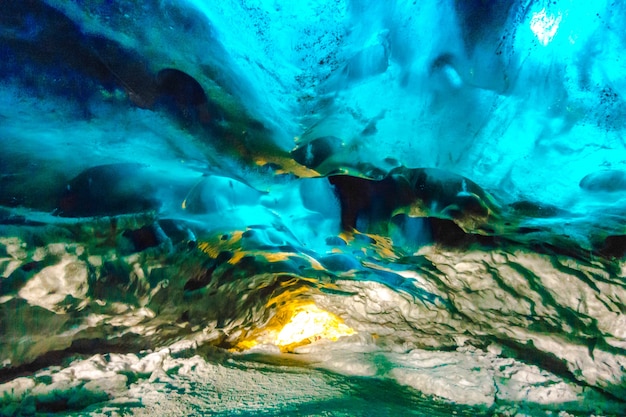 Iceland cristallo ghiaccio bianco chiaro
