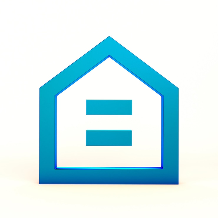Foto gratuito icona home lato anteriore in sfondo bianco