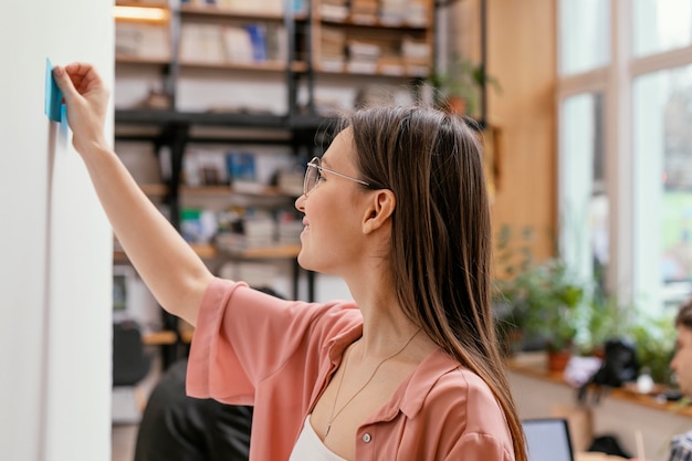 Idea imprenditoriale di scrittura della donna