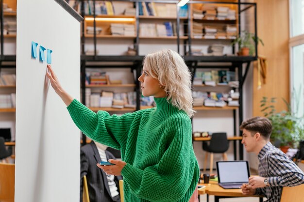 Idea imprenditoriale di scrittura della donna