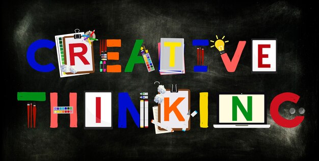 Idee di pensiero creativo Innovazione Creatività Concept