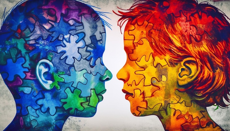 Foto gratuito il brainstorming multicolore porta a una strategia aziendale di successo generata dall'ia