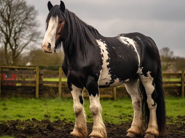 Il cavallo nella natura genera immagine