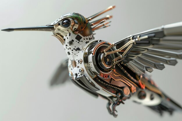 Il colibrì robot futuristico