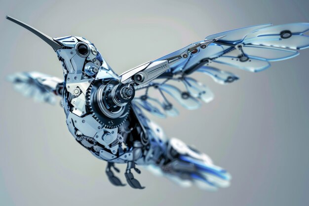 Il colibrì robot futuristico