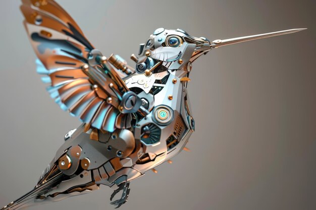 Il colibrì robot futuristico