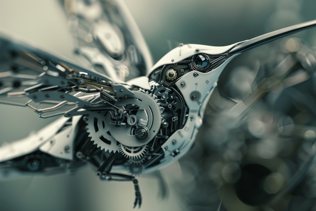 Il colibrì robot futuristico