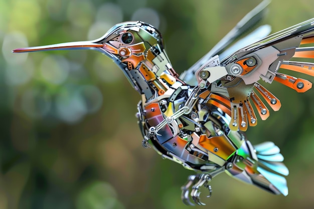 Il colibrì robotico futuristico