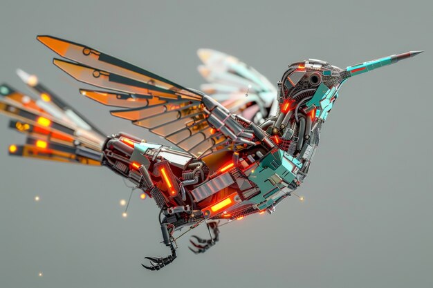 Il colibrì robotico futuristico