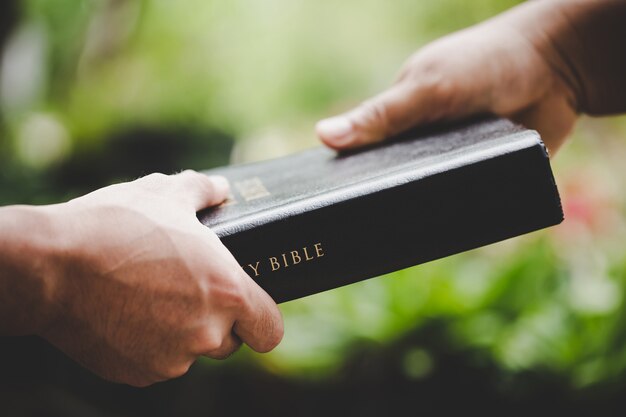 Il gruppo di persone che si tengono per mano pregando il culto crede