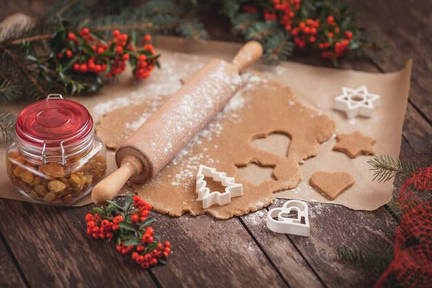 Il processo di cottura dei biscotti fatti in casa