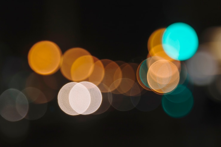 Foto gratuito illuminazione stradale di primo piano
