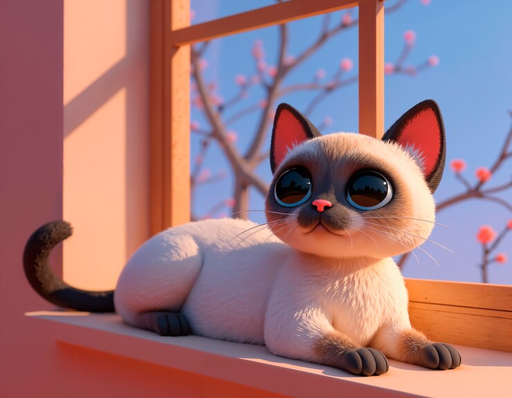 Foto gratuito illustrazione 3d di un animale domestico adorabile