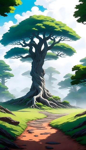 Illustrazione dell'albero dell'anime