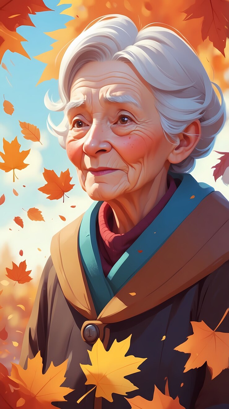 Foto gratuito illustrazione della stagione autunnale in stile arte digitale