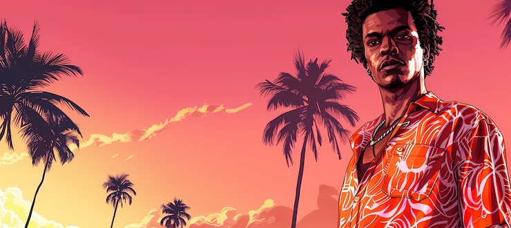 Foto gratuito illustrazione delle hawaii in stile fumetto retro